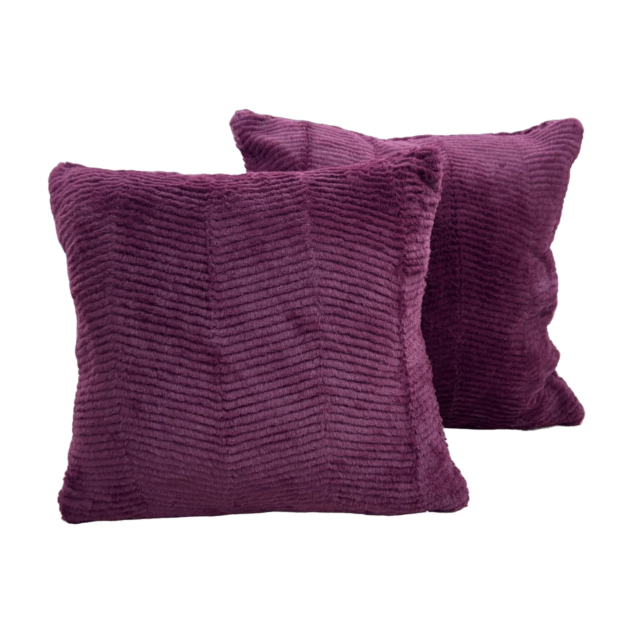 Rabbit Fur Square Pillows Home Decor Cushion Cover Soft Plush Faux Fur Sofa Throw Pillow for Couch Office Chair Cushions
