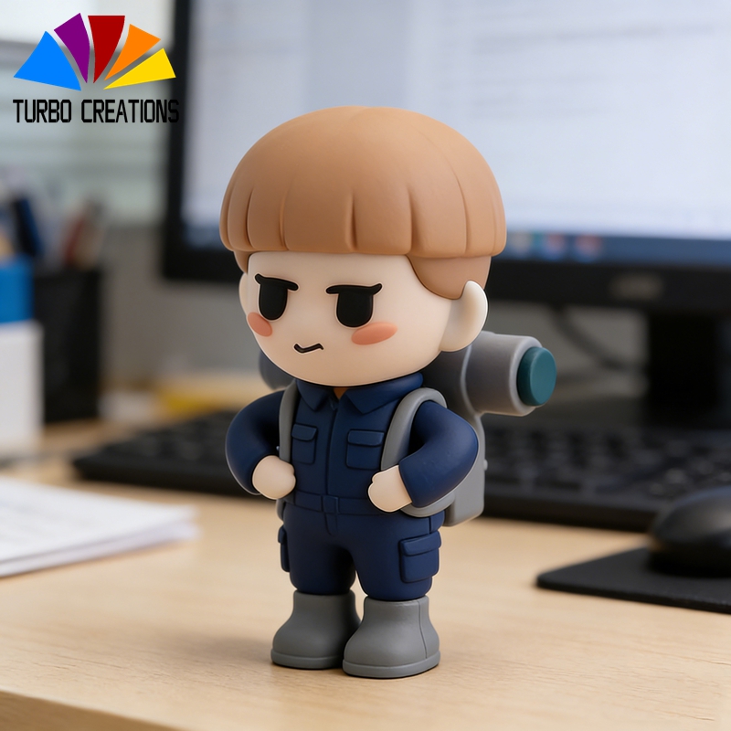 15 Years Factory Custom Made Kawaii 3D Cartoon PVC Miniature Doll Custom Kawaii Action Figure Model Decoration Toy