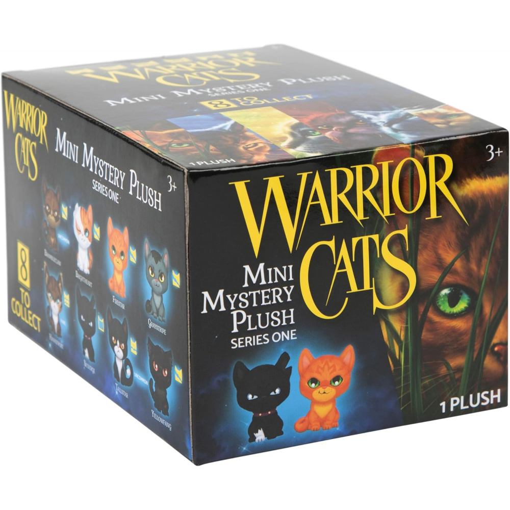 Warrior Cats Mini Mystery Plush Series 1 Blind Box Collectible Figure Toy for Anime and Book Fans