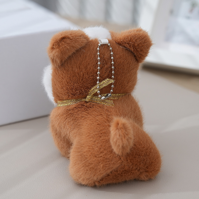 Peluche Cute Anime Plush Dog Keychain Plushie Mini Cute Cartoon Kawaii Dog Puppy Plush Keychains Toys Stuffed Animals Plush Toys