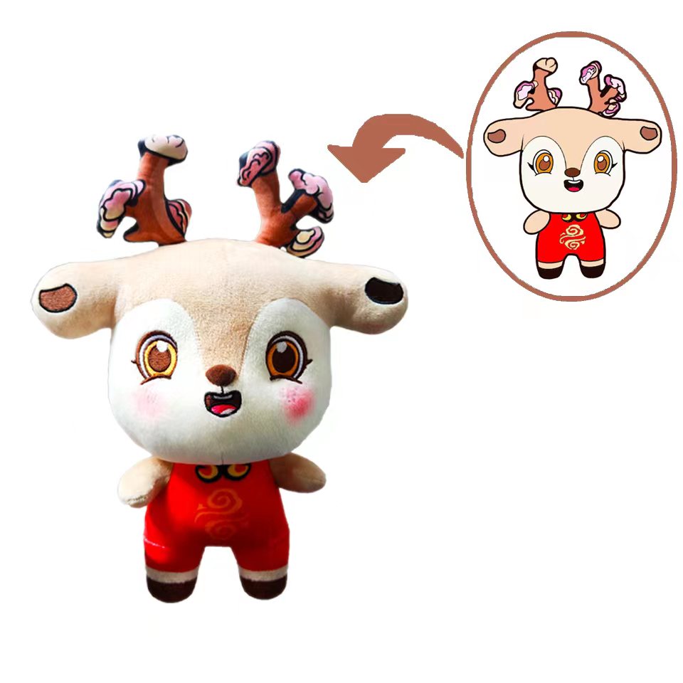 Custom Design Polyester Material Plush Stuffed Animal Doll Plushie Toy From Photo Plush Pillow