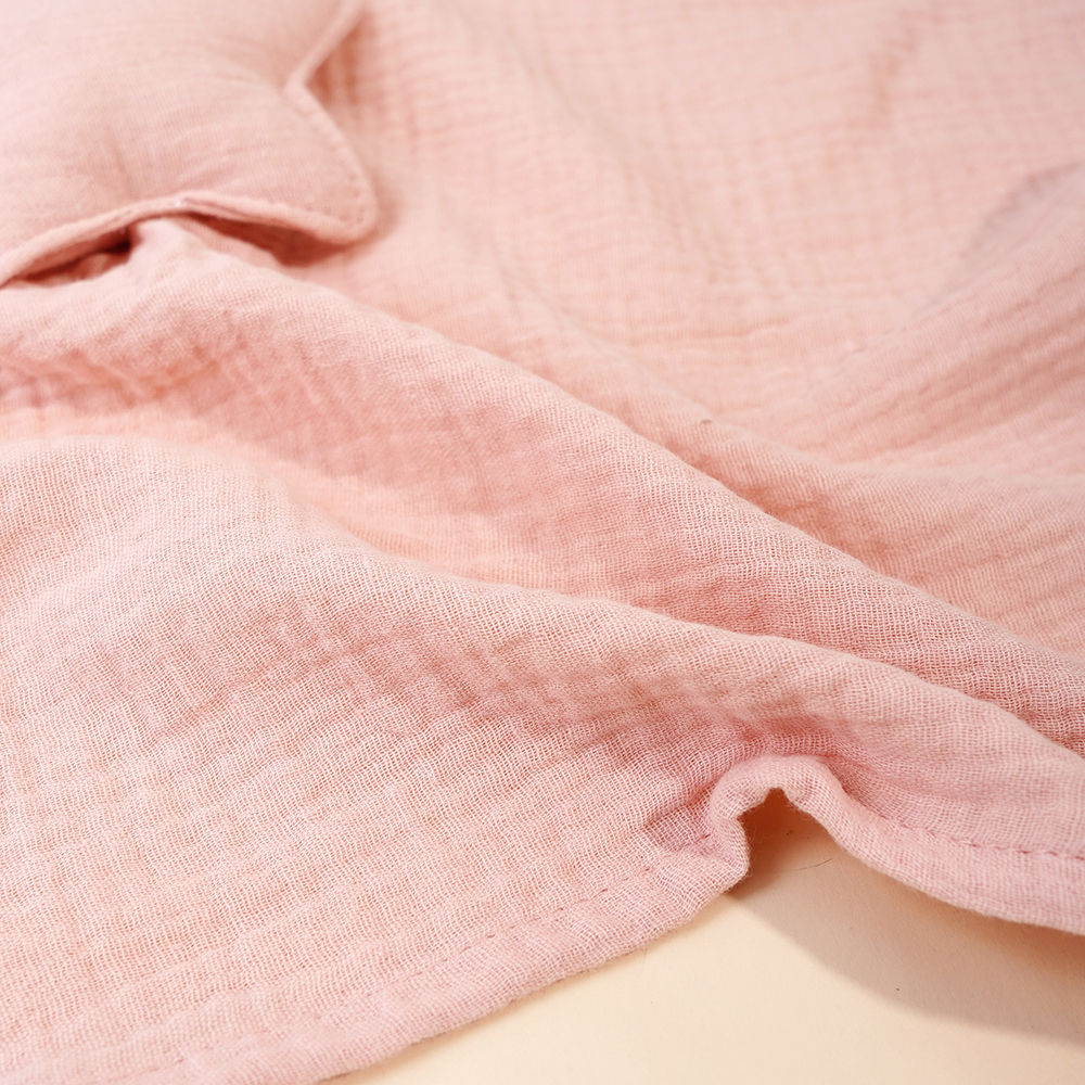 Happyflute Solid Soothing Towels 100% Cotton Muslin Cozy High-quality Security Blanket for Newborns