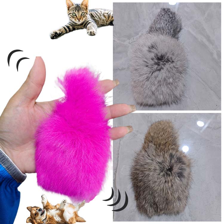 Pet Plush Toy 2026 New Squeaky Dog Ball Toy Interactive Puppy Washable Cartoon Rabbit Fur Sound Dog Talking Toys
