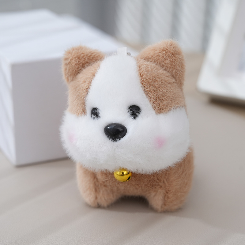 Peluche Cute Anime Plush Dog Keychain Plushie Mini Cute Cartoon Kawaii Dog Puppy Plush Keychains Toys Stuffed Animals Plush Toys