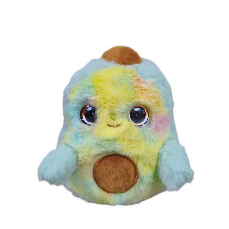 AI Interactive Kids Companion Plush Toy Smart Voice Talk LED Emotional Expression Eyes Toy