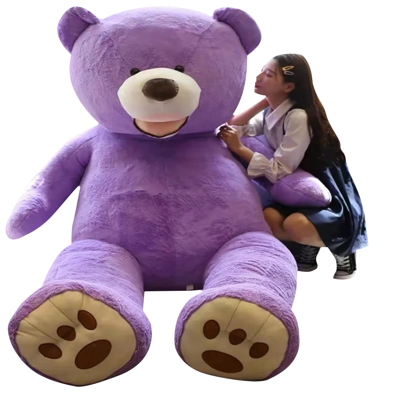 Wholesale Skin Plush Toy Super Soft High Quality Animal Doll Large Size Bear Skin Best Price Big Giant Teddy Bear
