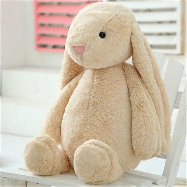 Easter Bunny Gift Soft Kawaii Cute Plush Peluche Bunny Rabbit Dolls Animal Stuffed Long Ear Plush Toy Washed Accessories