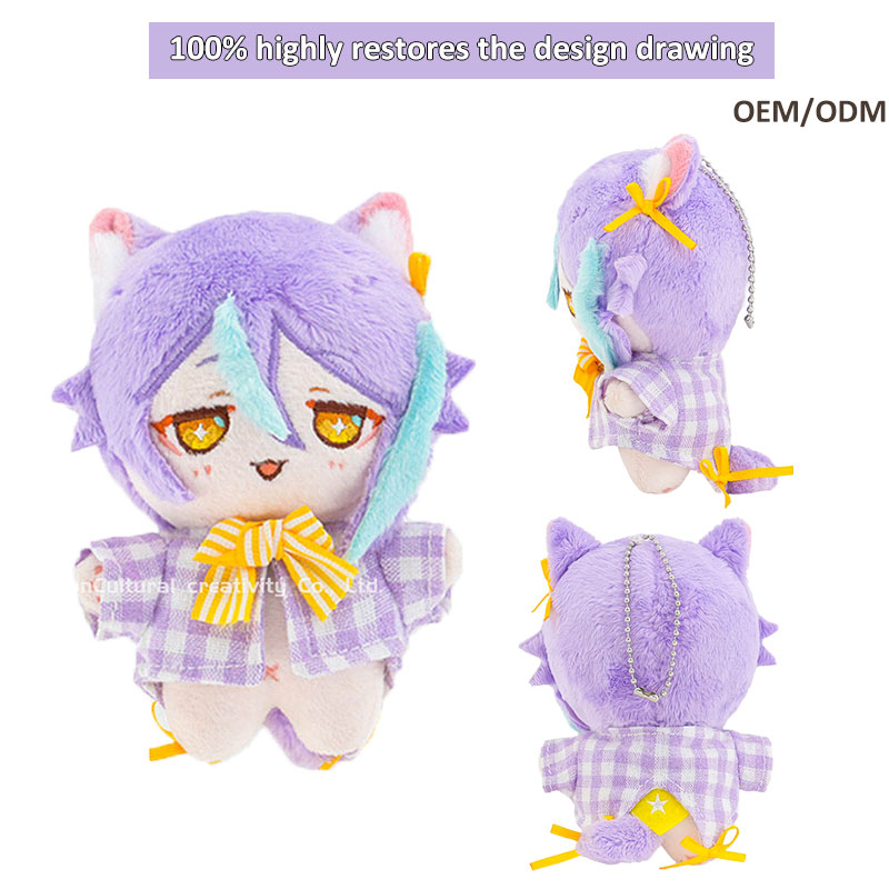 Custom Make K-pop Star Plush Doll Anime Figure Stuffed Animal Toys Kawaii Characters OEM Personalized Clothes Accessories