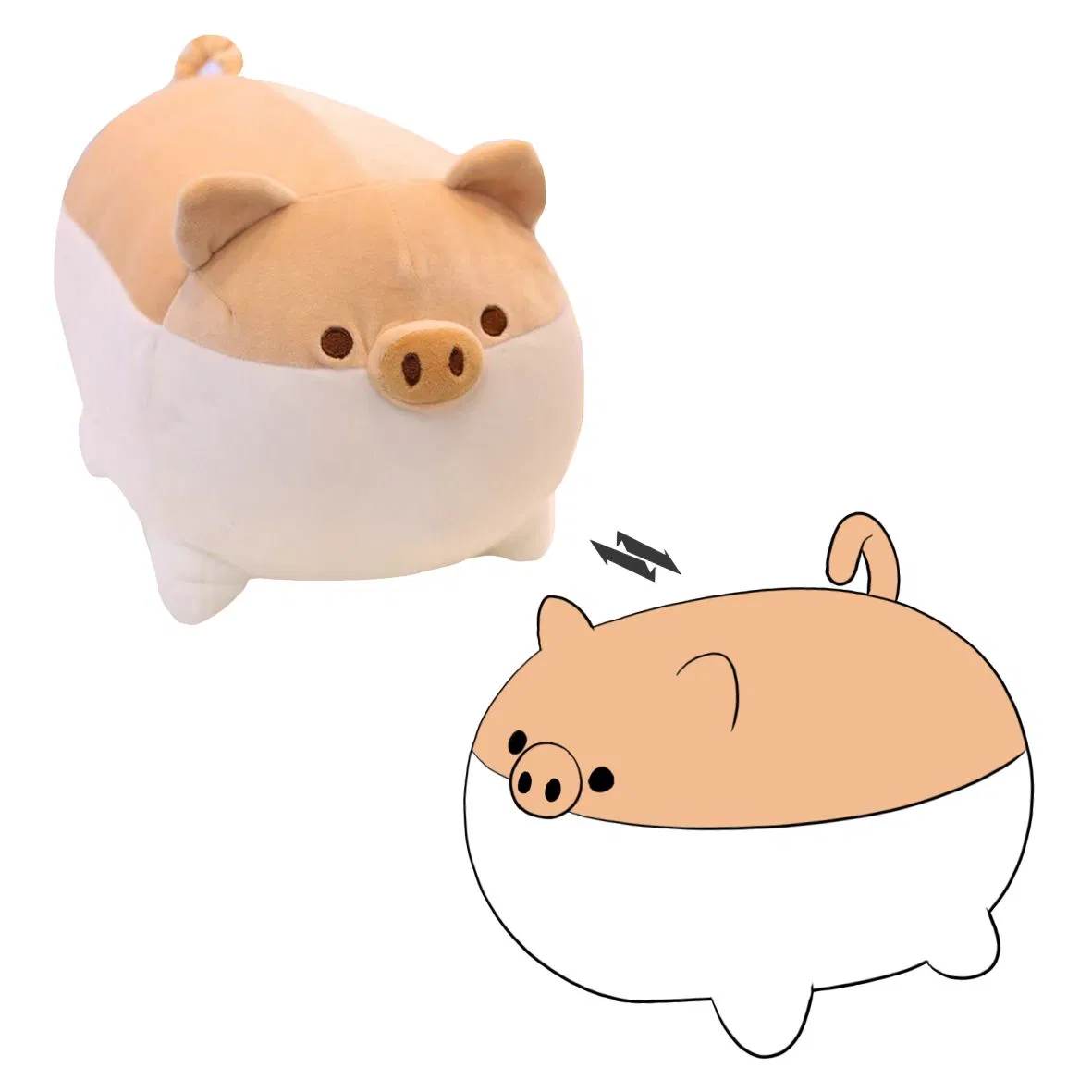 Latest Cute Animal Plush Toys Selling Customized Soft and Comfortable Cute Fashion Decorative Toys Holiday Gifts