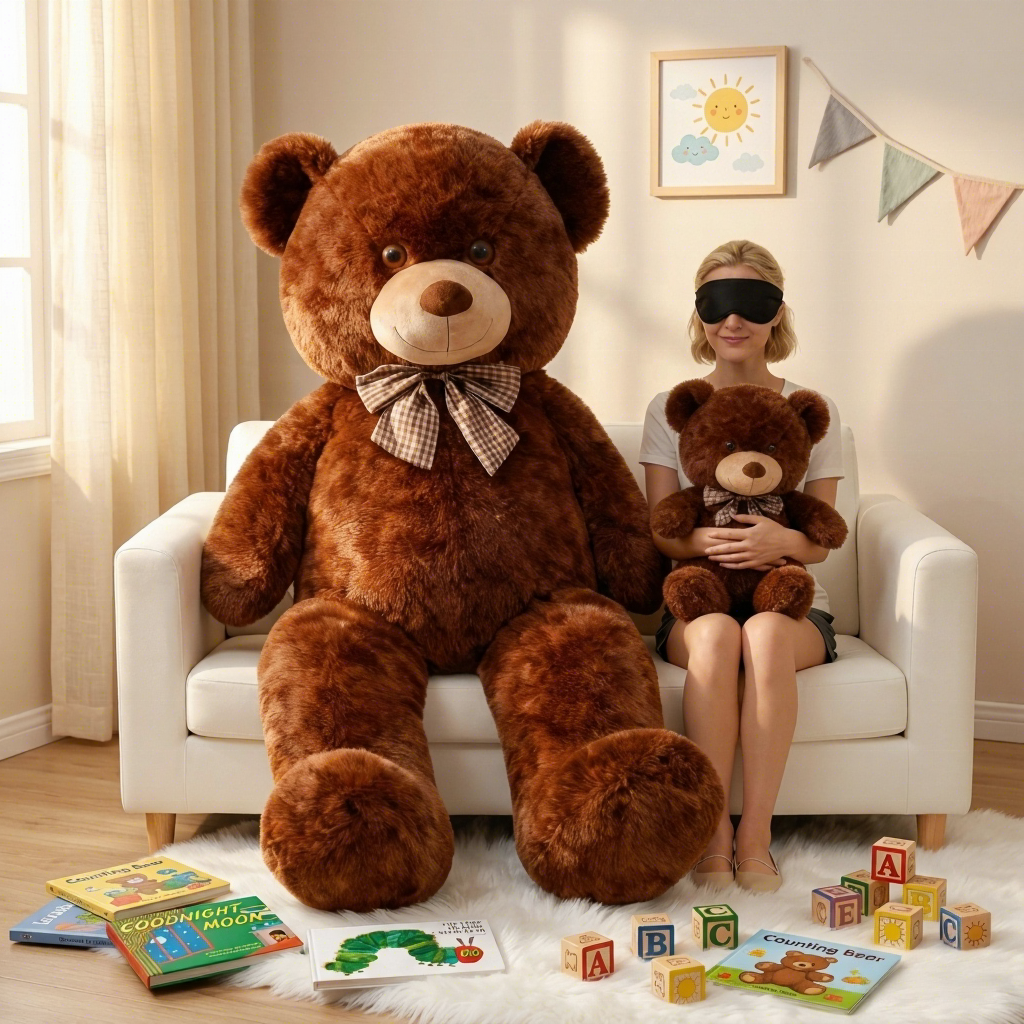 OEM Customized Large Teddy Bear Plush Toy Kids Toys With PP Cotton Filling And Soft Material For Ages 14+ Party Use