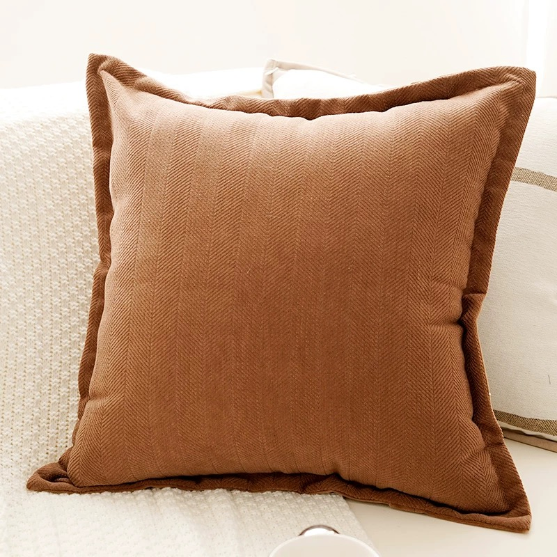 Plush Fabric Sofa Throw Pillow Soft Back Cushion for Sofa Bed Office Chair