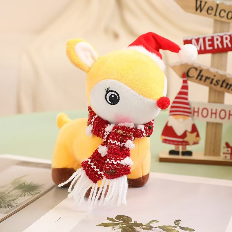 Adorable Holiday Plush Deer Toy for Festive Cheer