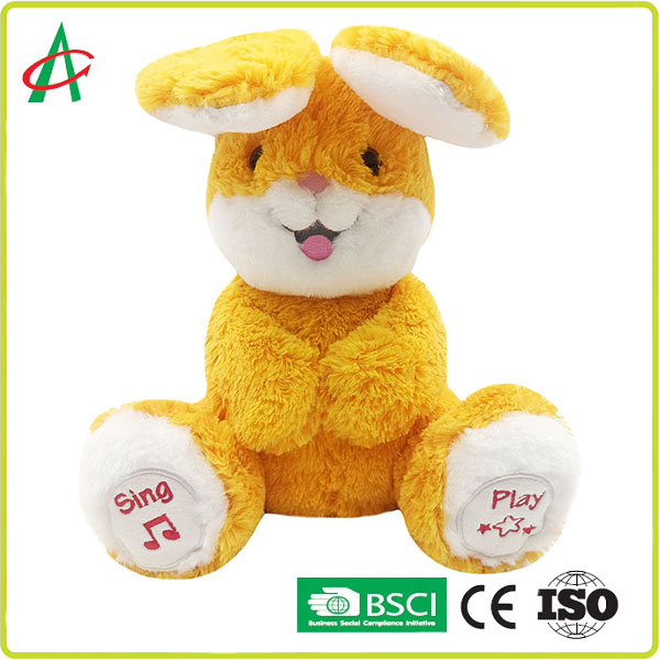 New Hide and Seek Cat Movement Plush Toy Creative Holiday Gifts Baby and Child Happy Rabbit