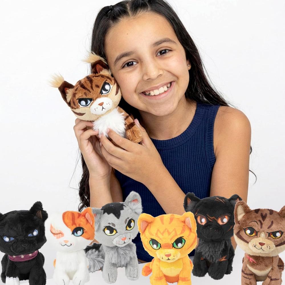 Warrior Cats Mini Mystery Plush Series 1 Blind Box Collectible Figure Toy for Anime and Book Fans