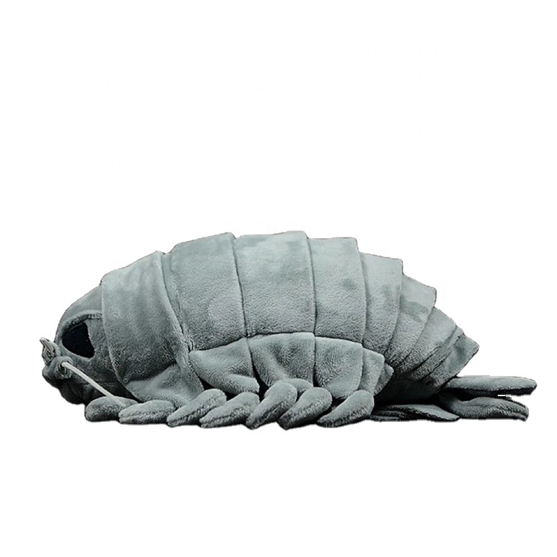 Custom Real Life Giant Isopod Plush Toy Soft Realistic Deep Sea Arthropod Animals Bathynomus Giganteus