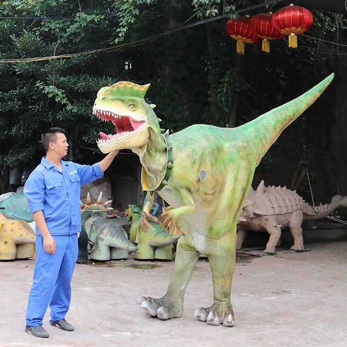 Attractive Realistic Life Size Animatronic Dinosaur Mascot Costume
