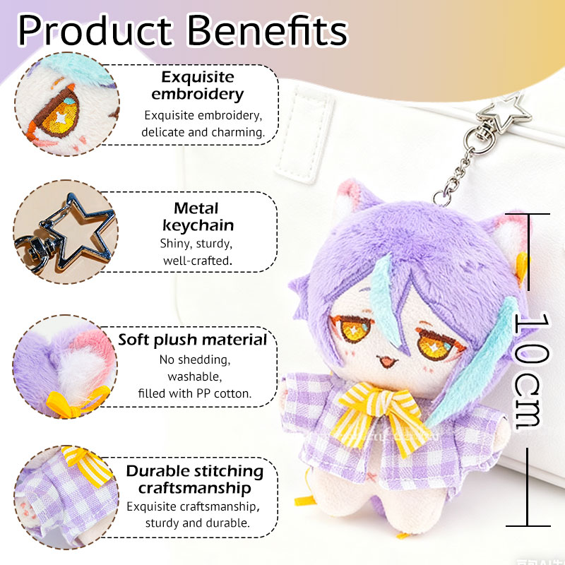Custom Make K-pop Star Plush Doll Anime Figure Stuffed Animal Toys Kawaii Characters OEM Personalized Clothes Accessories