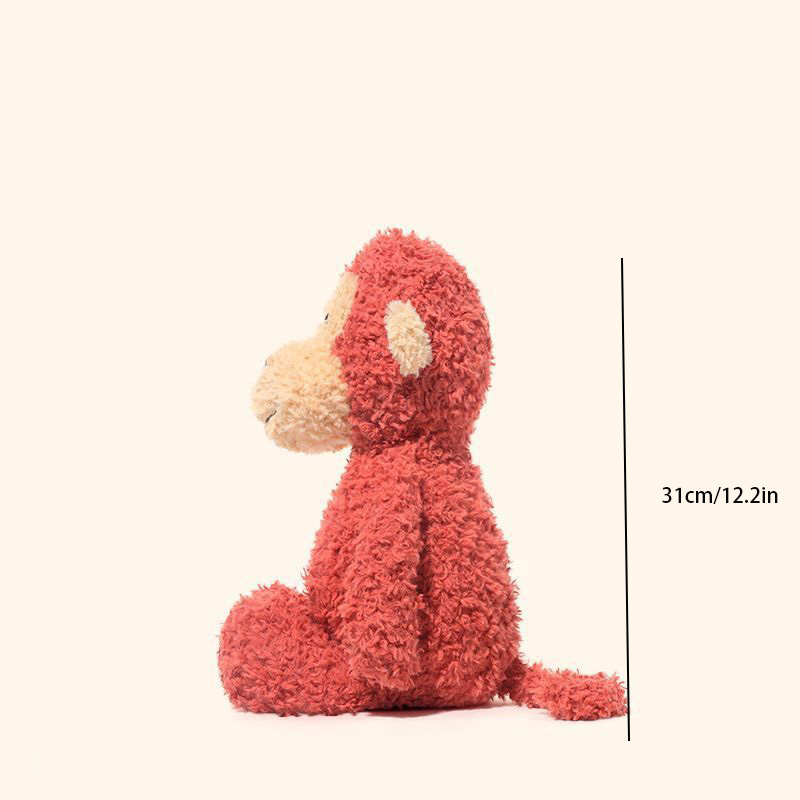 Best Selling Embroidered Soft Plush Animal Toys Cute High Quality Stuffed Animals Moving Ears Customizable PP Cotton for Kids