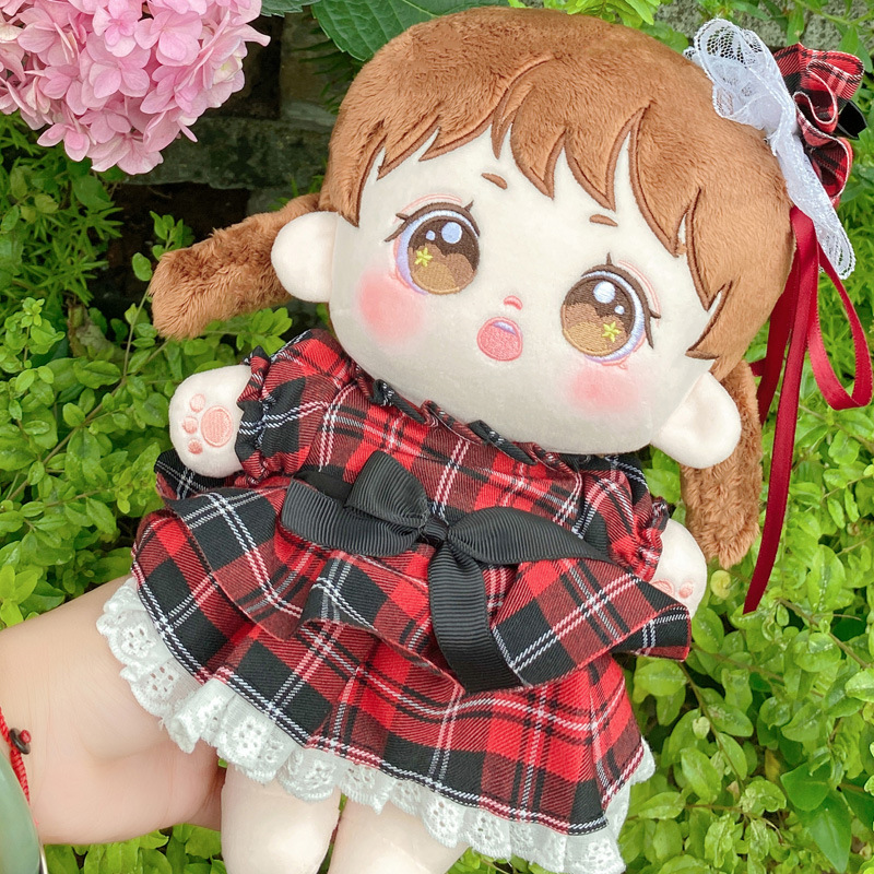 High Quality Plush Anime Game Figure Doll K-pop Plush Doll Design Custom Doll Character Plush Mascot With Removable Accessories