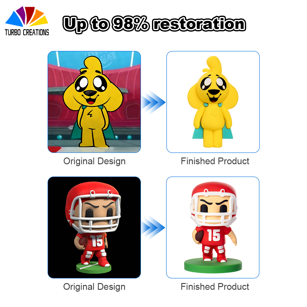 15 Years Factory Custom Made Kawaii 3D Cartoon PVC Miniature Doll Custom Kawaii Action Figure Model Decoration Toy