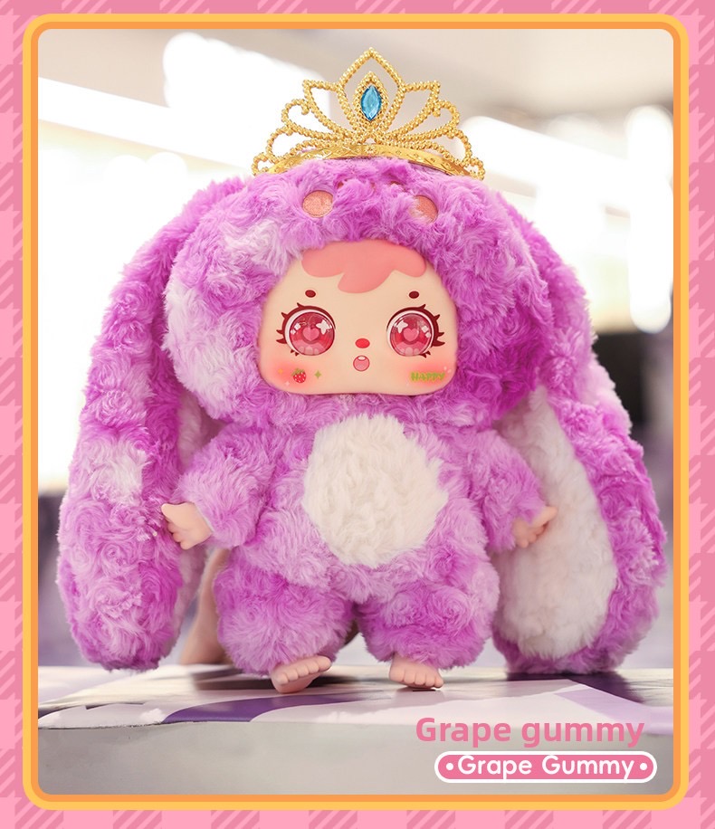 Samuel Full Sweetness 400% Cute Bunny Large Plush Movie TV Theme Blind Box Doll Set Original Packaging Home Decor Children's Day