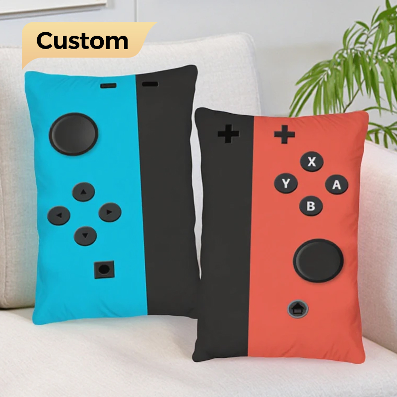 OEM/ODM China Factory Handmade Customized Irregular Shape Plush Custom Logo Shaped Toy Throw Decro Pillow Cushion
