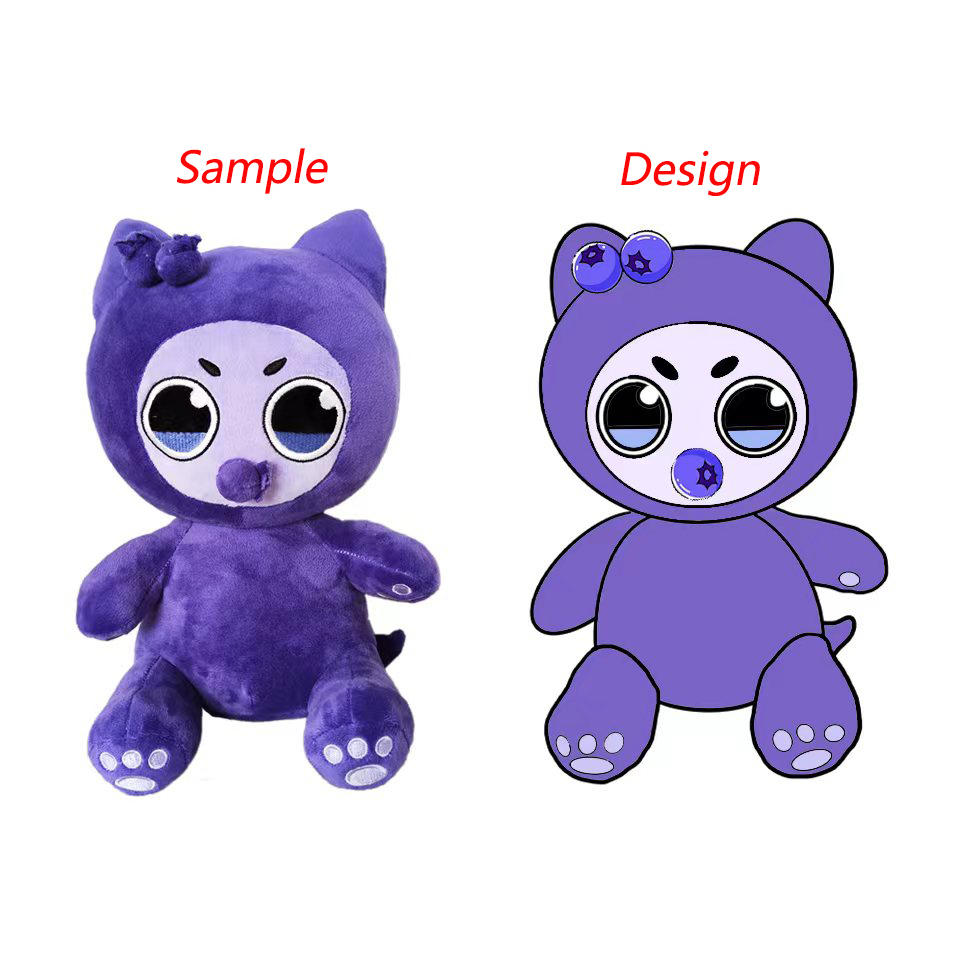 Custom Design Polyester Material Plush Stuffed Animal Doll Plushie Toy From Photo Plush Pillow