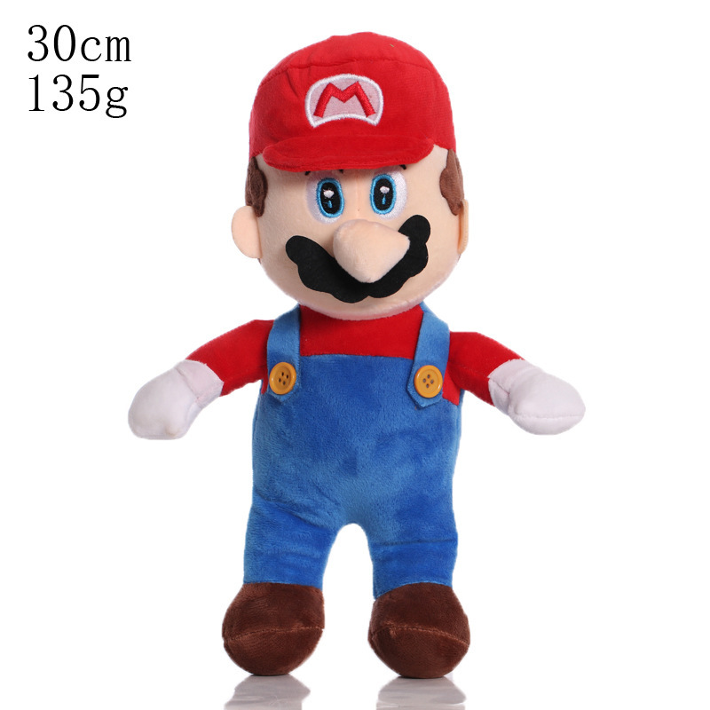 Mario Mushroom Head Doll 4-9 Inch Soft Cotton Stuffed Plush Toy Nintendo Game Character Child Gift for Claw Machine