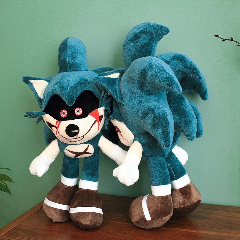 New Arrival Sonic and the Black Knight Game Character Plush Hedgehog Stuffed Toys Novelty Sonic Stuffed Plush Doll for Game Fans