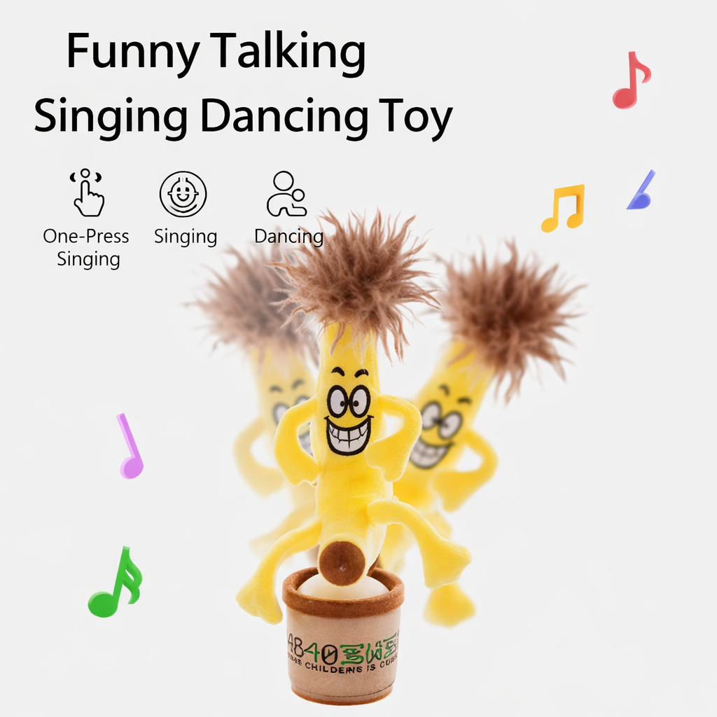 Funny Talking Singing Dancing Electronic Plush Toy Factory Wholesale Interactive Stuffed Toy for Kids
