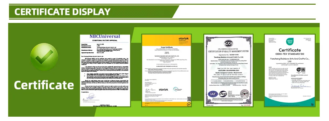 Quality Certificates