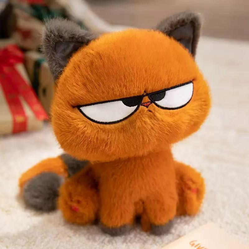 Custom Plush Cat Super Soft Plush Pillow Cute Kitten Stuffed Animal Doll PP Cotton Anniversary Kids Stress Relief Gift Toy