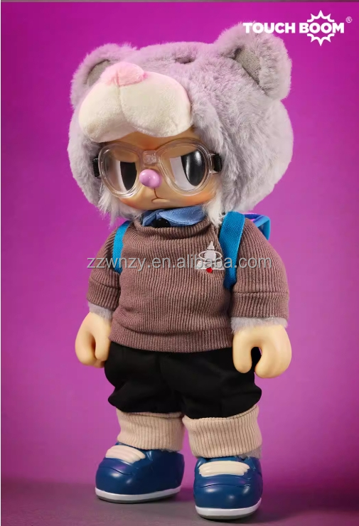 PM Genuine REBEL Bear Cute Monsters CHAOSWEET Anime PVC Plush Toy Kawaii Action Figure Mystery Blind Box Movie TV Theme Display