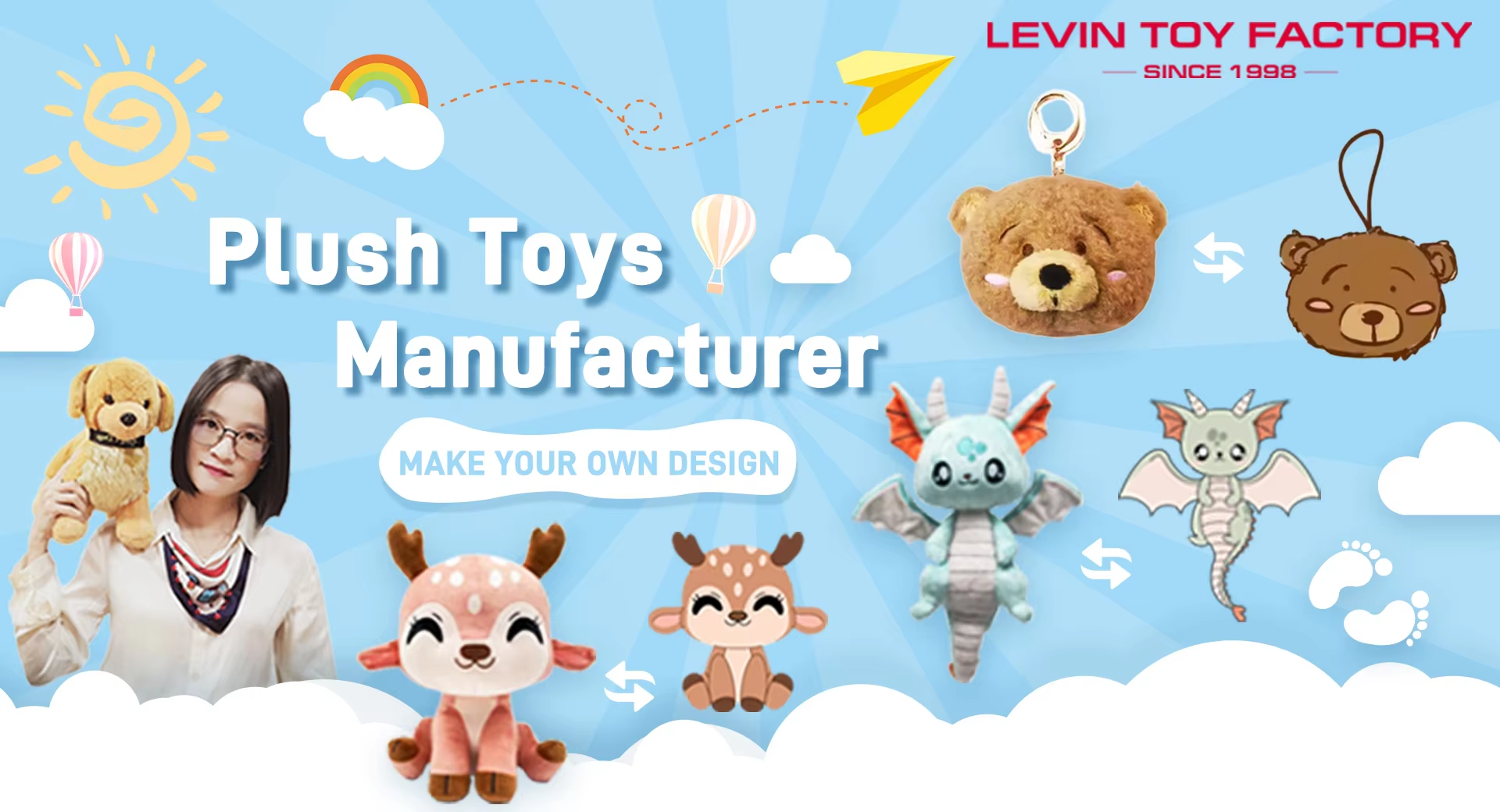 Custom Stuffed Animals Banner