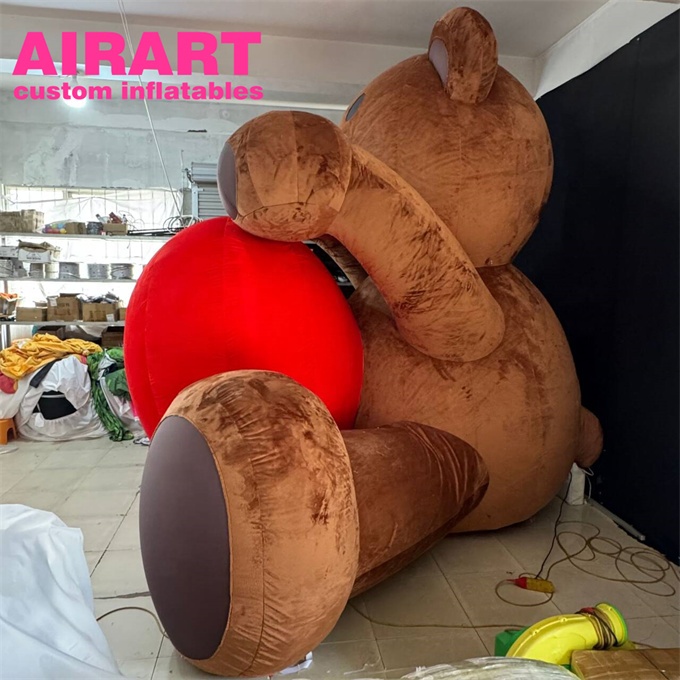 Giant Plush Teddy Bear for Adults for Wedding Anniversary Decoration with Customizable Logo