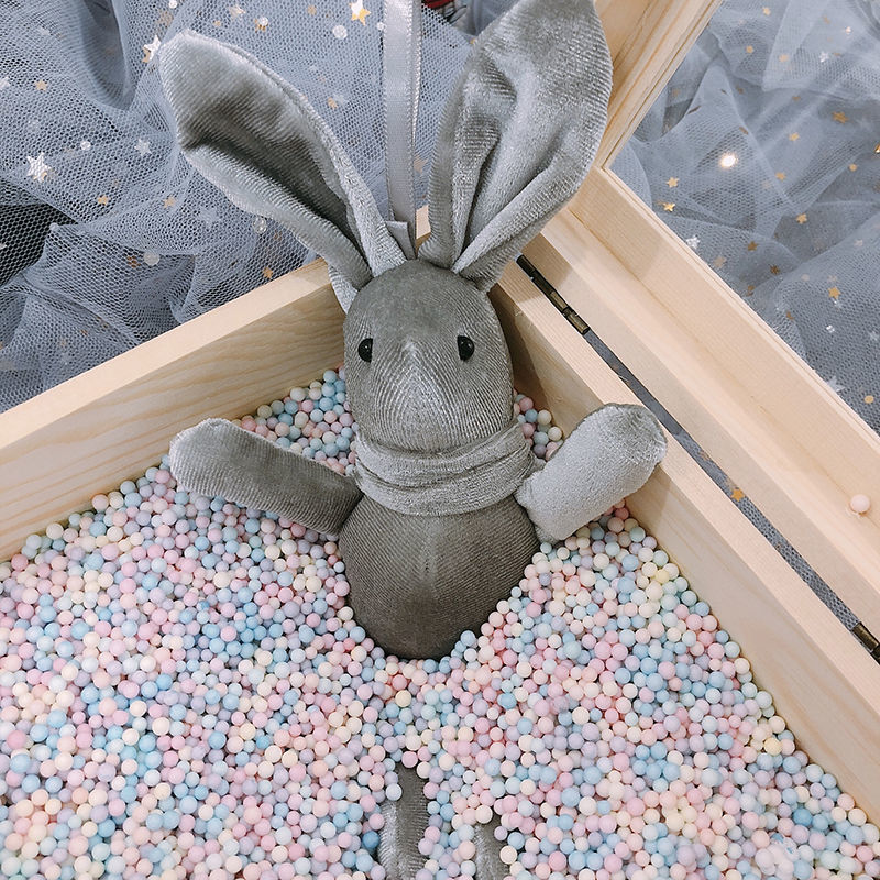 Custom Mini Plush Customized Backpack Clip Velvet Rabbit Keychain Toy Plush Bear Pendant Animal Stuffed Key Chain