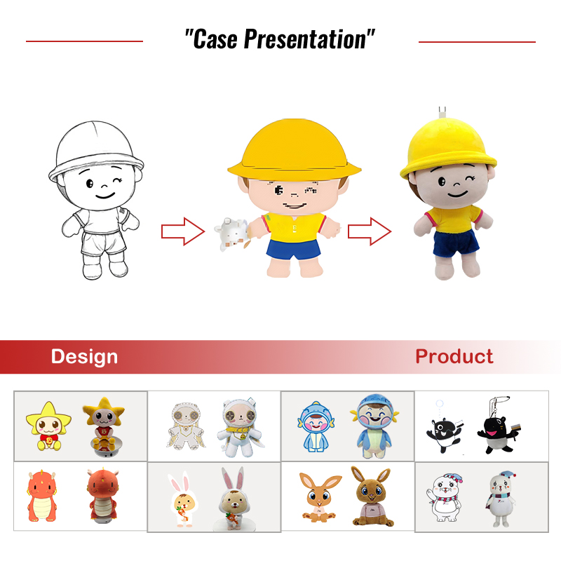 OEM Manufacturer Custom High Quality Plush Toy Cute Doll Customize Stuffed Animal Plushies Figure Toys