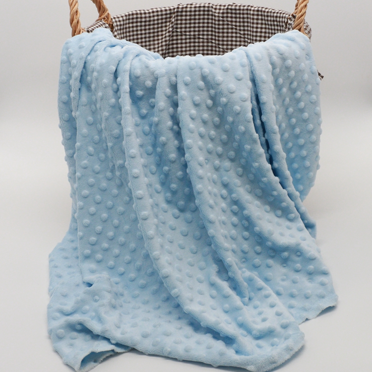 Cozy Plush Minky Baby Blanket Fleece Bed Wrap Security Swaddle Throw CE Certified Non-Toxic Customizable for Girls