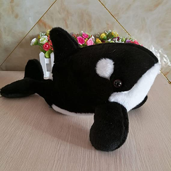 New Soft Cute Black Killer Whale Stuffed Toy Boy's Holiday Gift