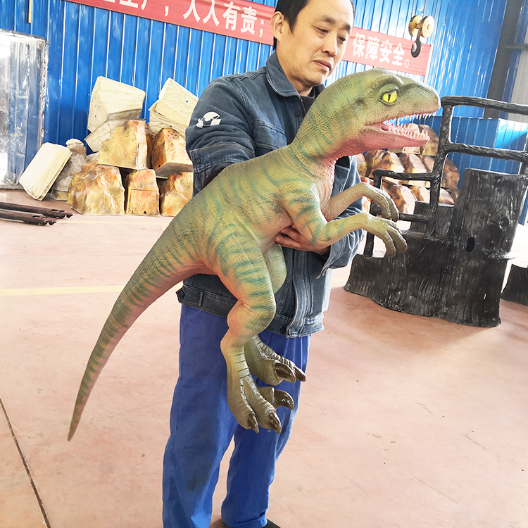 Life Like Realistic Animatronic Baby Dinosaur Hand Dinosaur Puppet For Sale