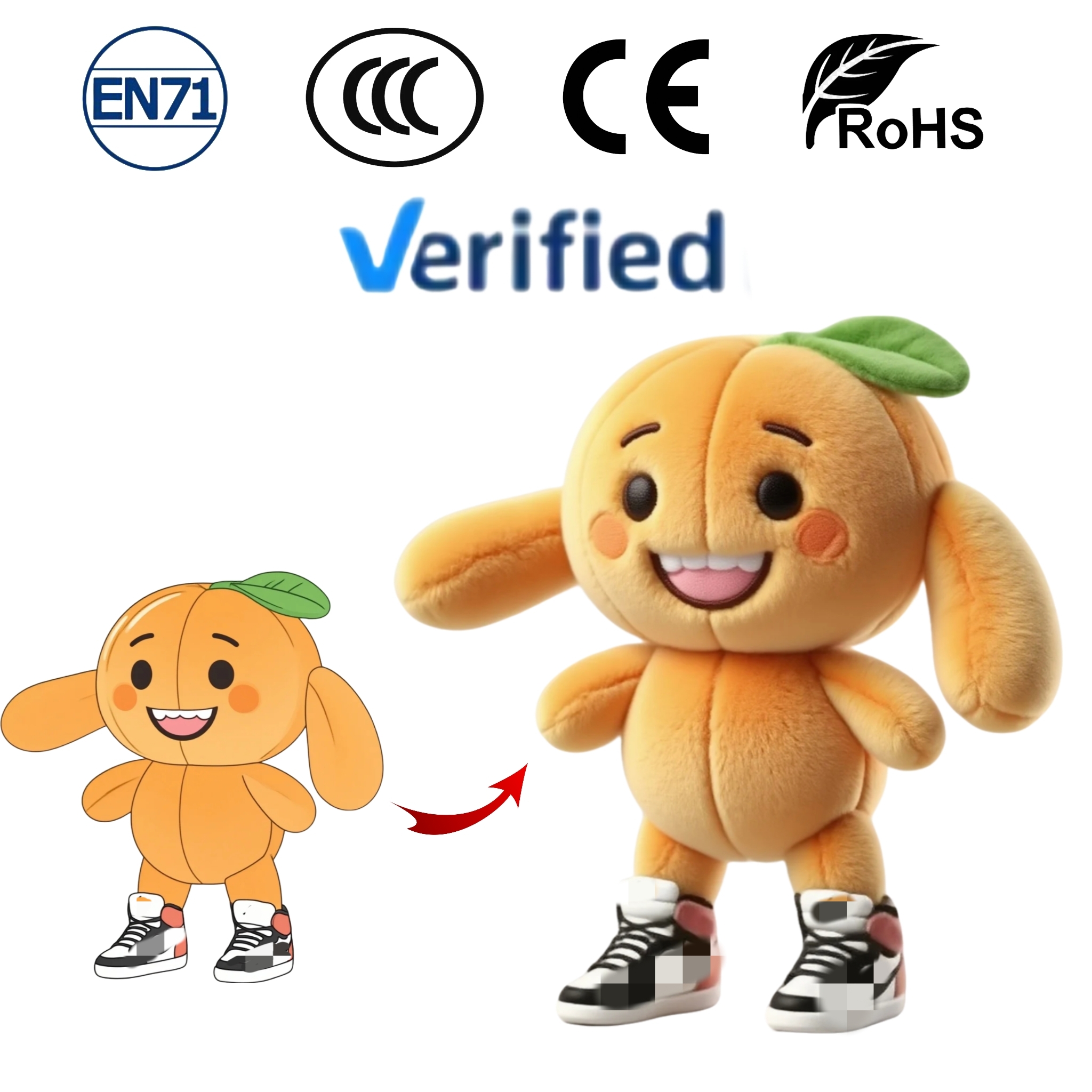 Creative Abstract Plush Toy Custom Fashion Film and Television Characters Plush Collection Doll Trendy Gift Enterprise IP Toys