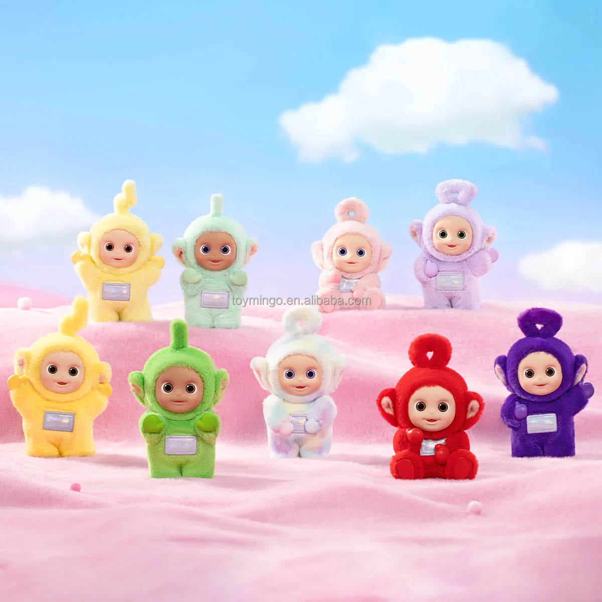 Hot Sale pop Mart Tele Tubbies Vibrancy Series PVC Blind Box 1/8 Scale Vinyl Plush Doll Made Anime Figure Gift Boys Original