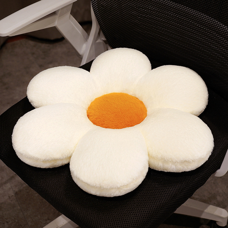 2026 Flower Throw Pillows Soft Plant Cushion Office Nap Classroom Chair Cushion Stuffed Plush Toys Gift