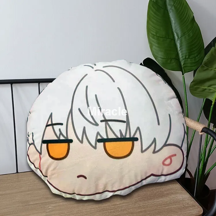 Customize Plush Stuffed Human Shaped Throw Pillow Die Cut Character Pillows Cushion