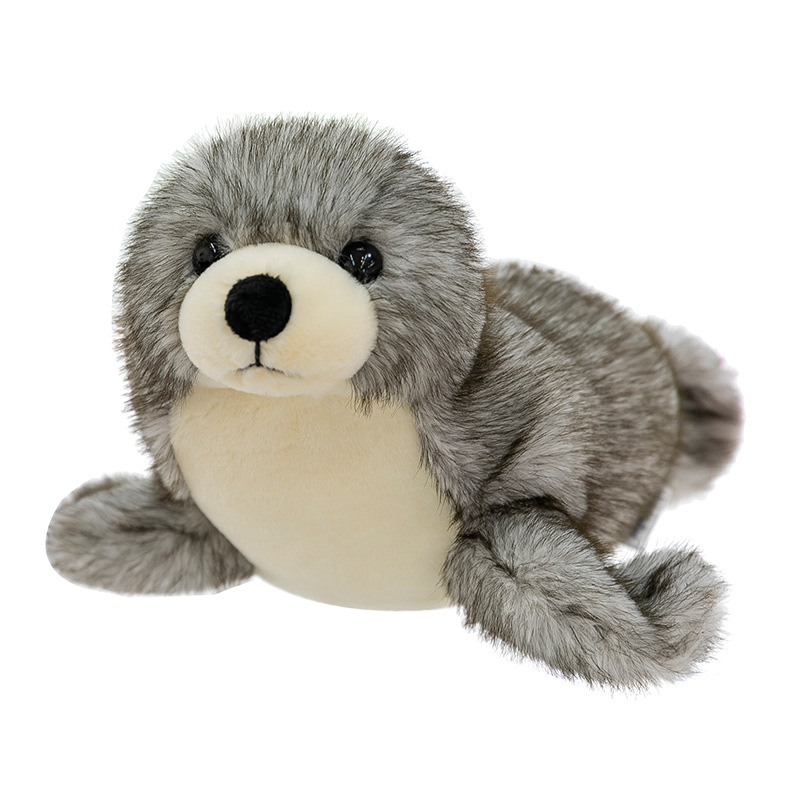 CHIQUE Simulation Sea Lion Plush Toy Soft Realistic Fur Seal Stuffed Plush Toys Birthday Gifts for Kids