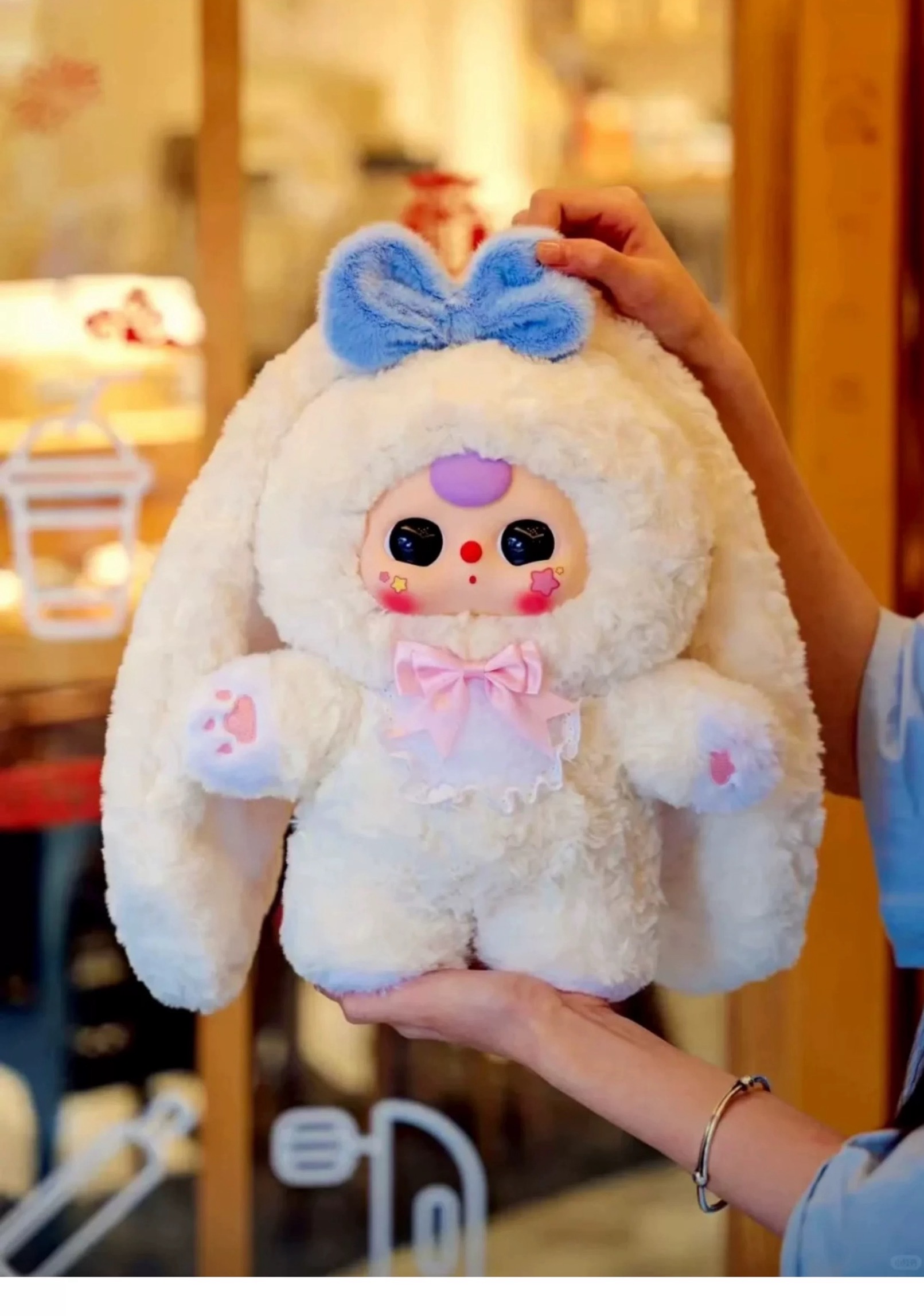 Baby Three V4 Fourth Generation 400% Trendy Plush Doll Sweetheart Baby Series Mystery Boxes Blind Box Collection Movie TV Theme