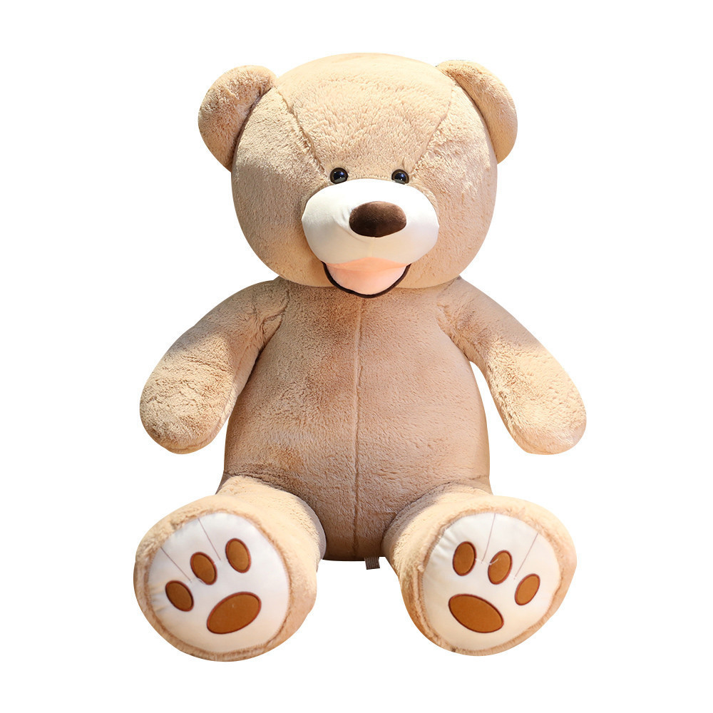 Super Large American Big Bear Giant Teddy Bear Doll Pp Cotton Filling 100-150cm Height Unisex Youth Girlfriend Birthday Gift