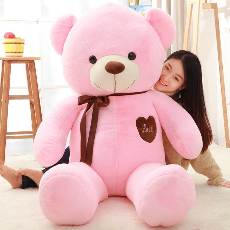 High Quality Cartoon Valentine'S Day Gift Cute Cuddle Bear Oversized Giant Bear Stuffed Animal Toy Big Teddy Bear Doll Gift