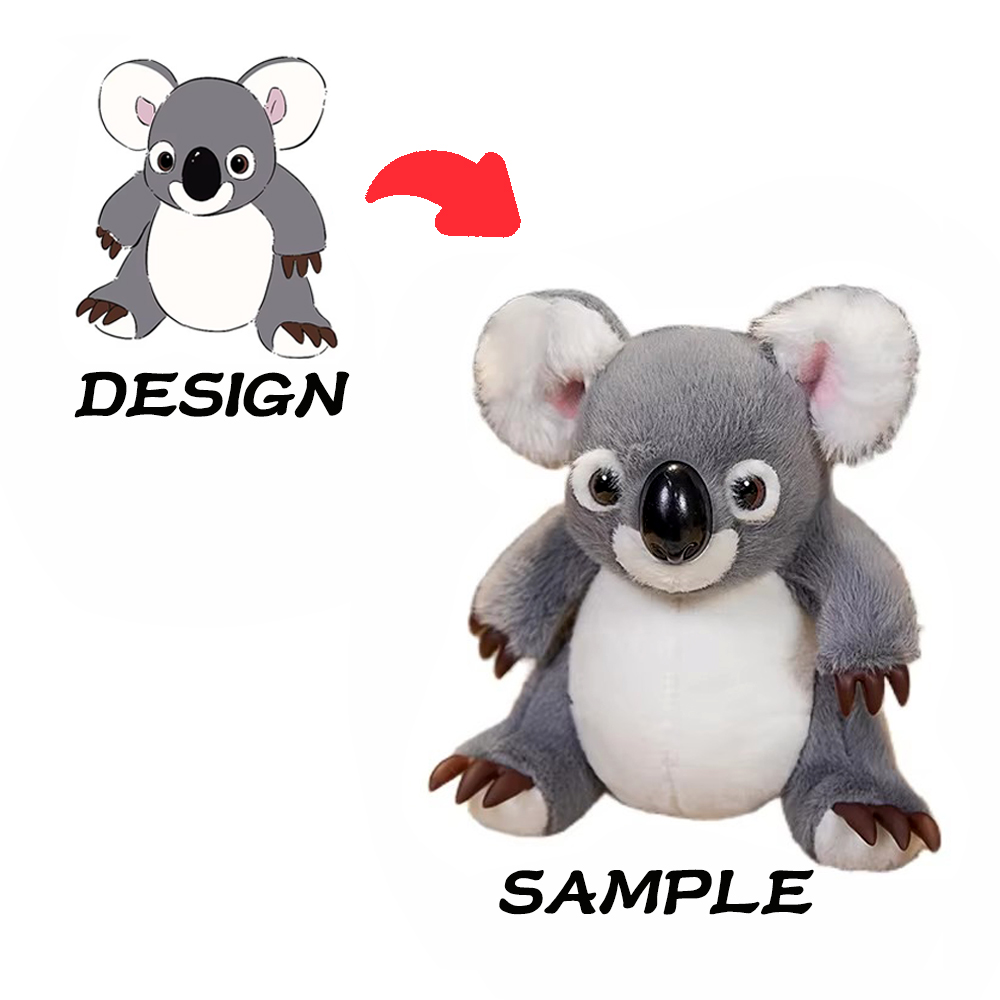 OEM ODM Low MOQ Plush Toy Manufacturer Create Custom High Reducibility Stuffed Animals and Soft Plush Dolls with Your Design