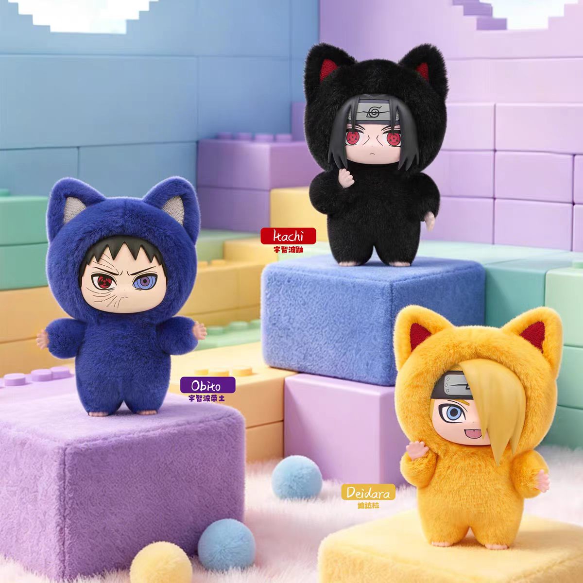 For Frozen Cat Ear Collection Japan Anime Plush Blind Box-Kawaii Cosplay Collectible Plush Toy Room Decor